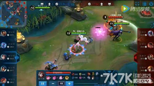 王者荣耀貂蝉灵魂走位1v5五杀视频